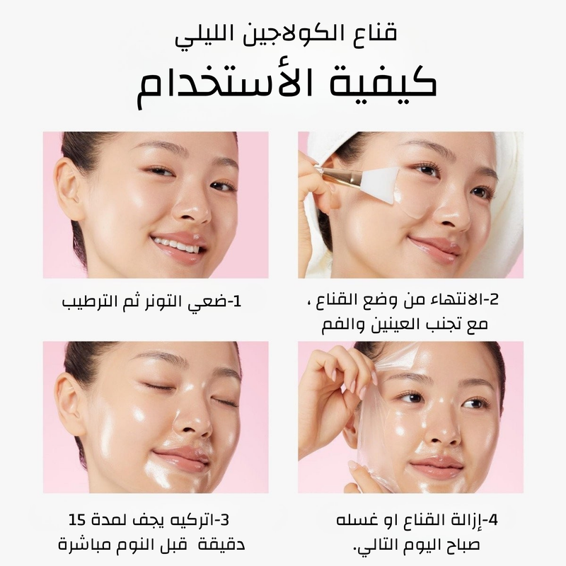 ماسك الكولاجين الليلي من Medicube - يغذي، يرطب، ويشد البشرة أثناء النوم ، الحجم 75 مل