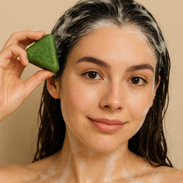 صابونة الأعشاب الطبيعية – تُحيي جمال شعركِ من الجذور إلى الأطراف